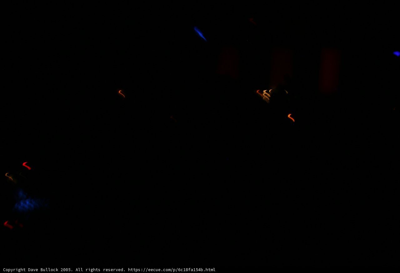 Illuminated Sign in a Dark Room