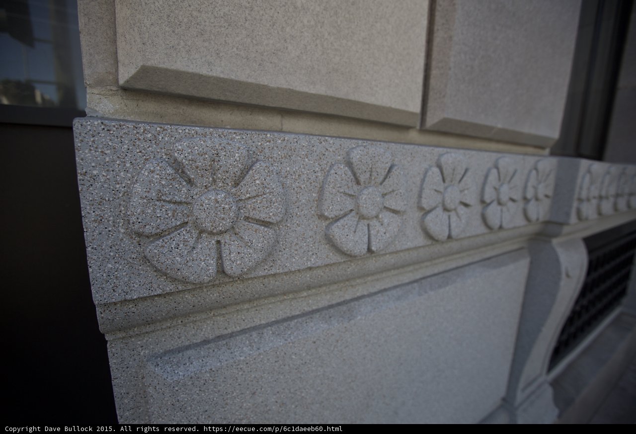 Stone Flower Architectural Detail