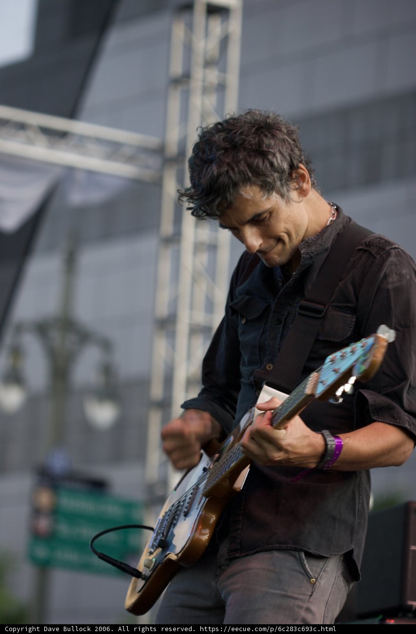 Guitarist Shreds on Stage