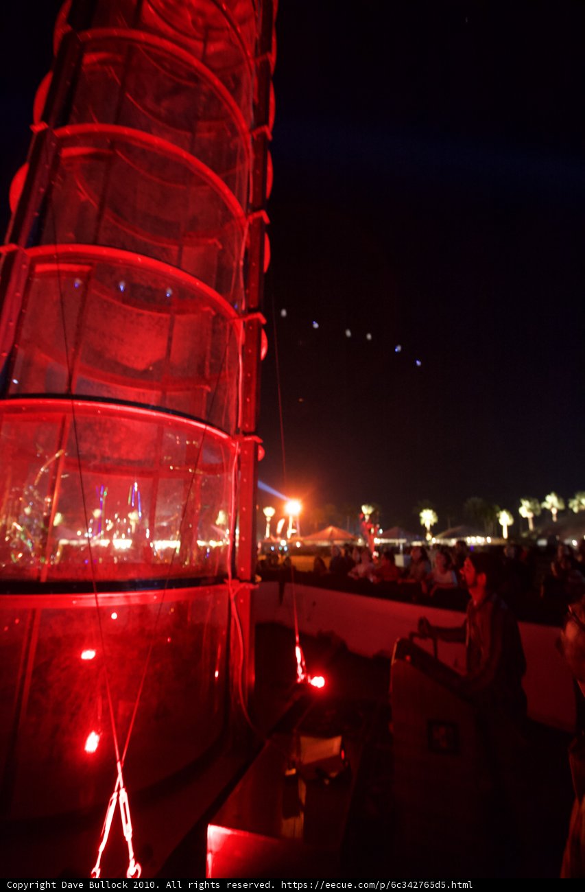 Towering Lights in the Urban Night Sky