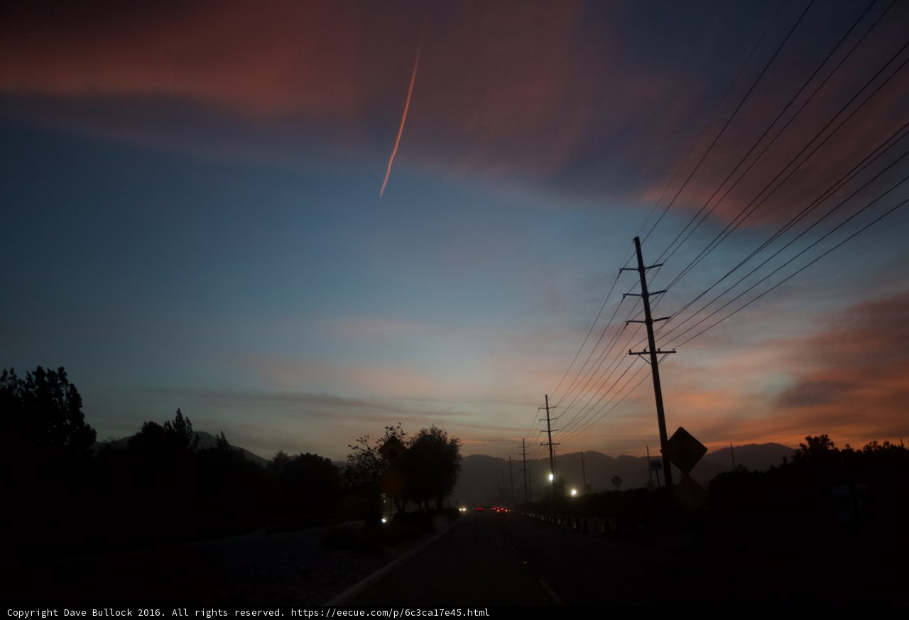 Flight at Sunset