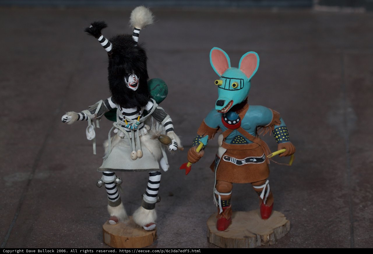 Kachina and Zebra Dolls