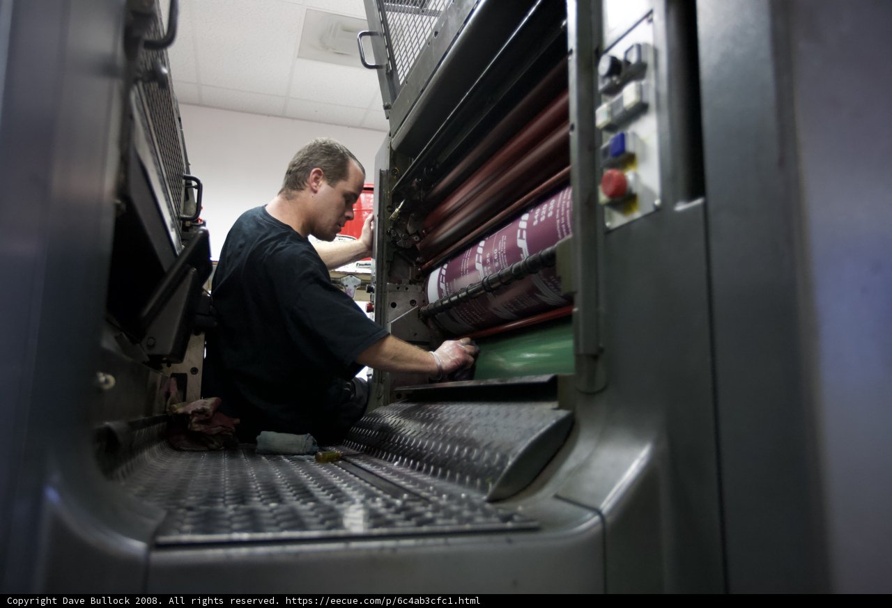 Printing Machine at the Train Station