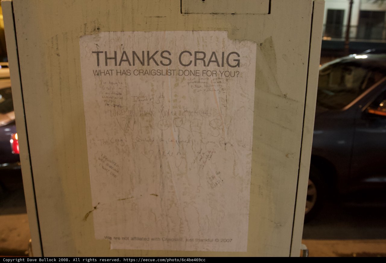 Thank You Craig Poster