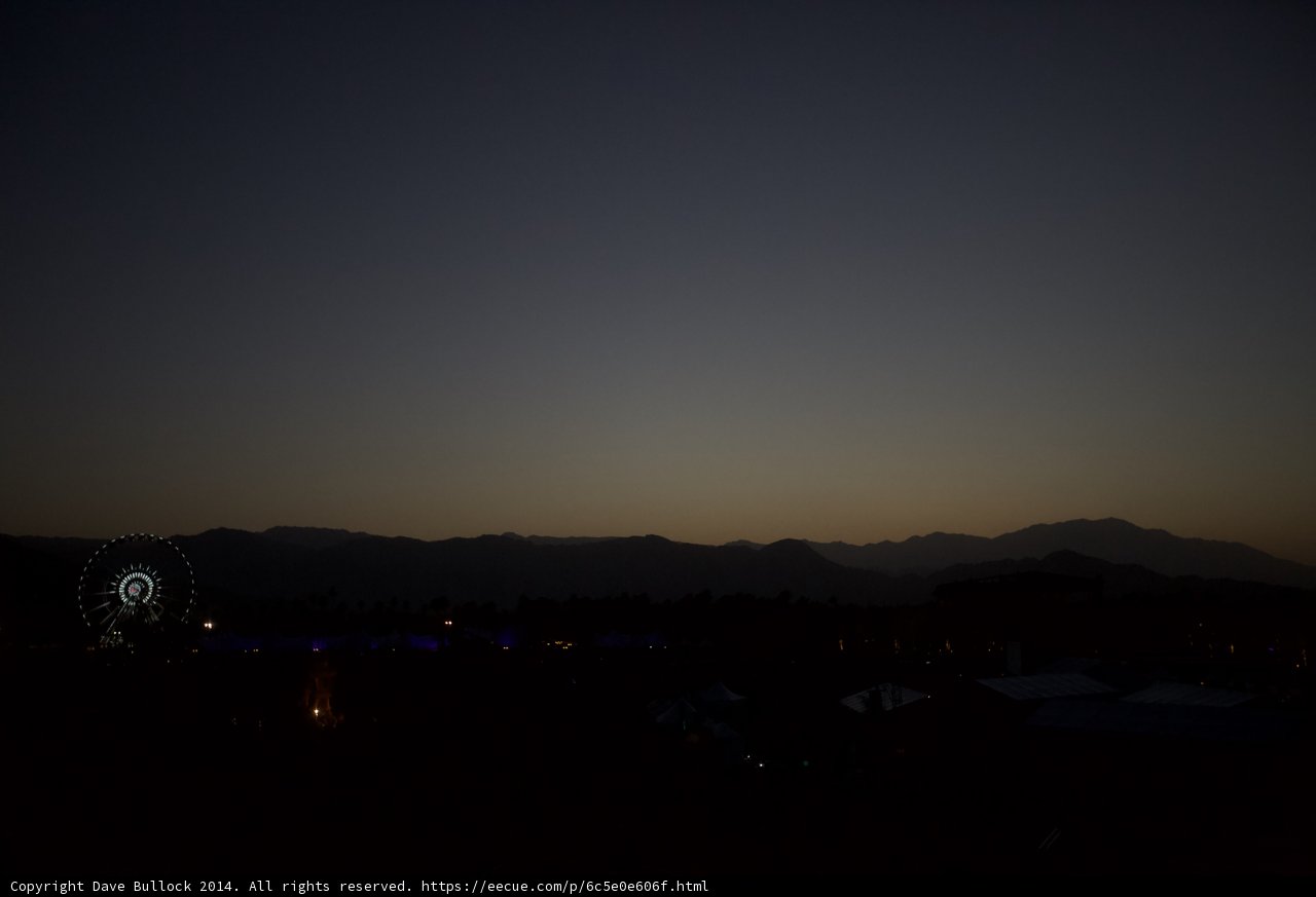Sunset Silhouette at the Ferris Wheel