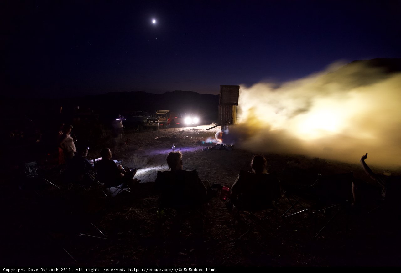 Rocket Launch Spectators