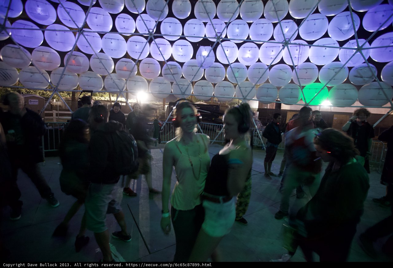 Dancing Under the Lights in the Dome