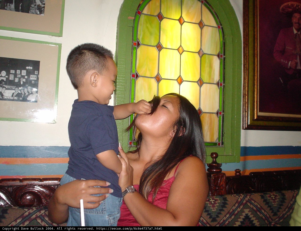 Portrait Of A Mother And Child