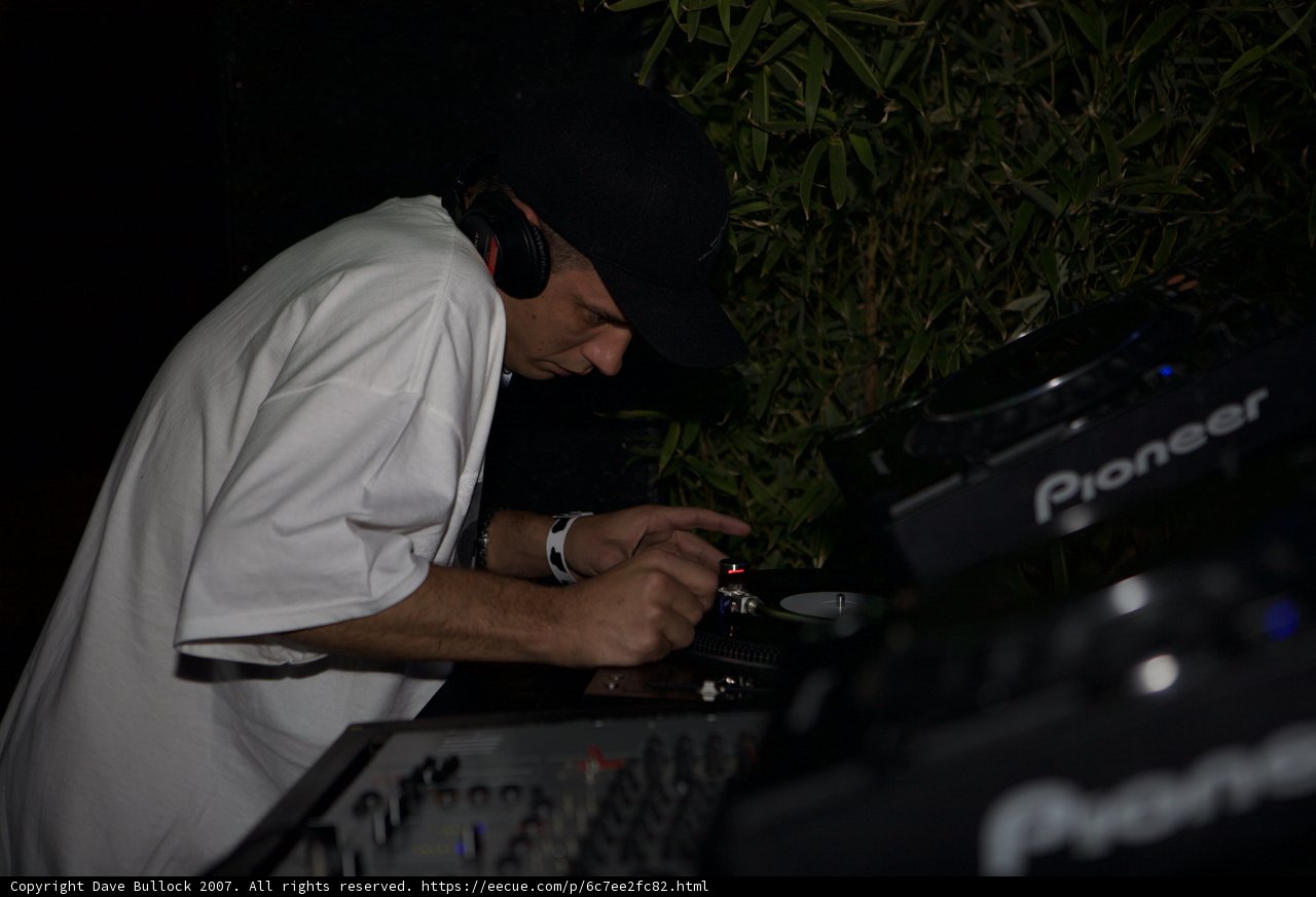 The Deejay in White