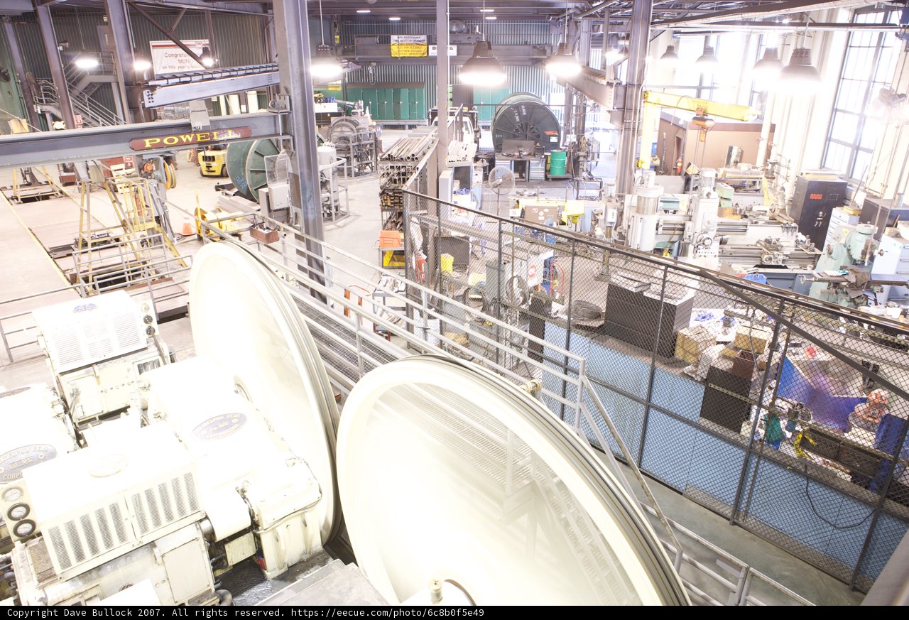 Inside the bustling factory