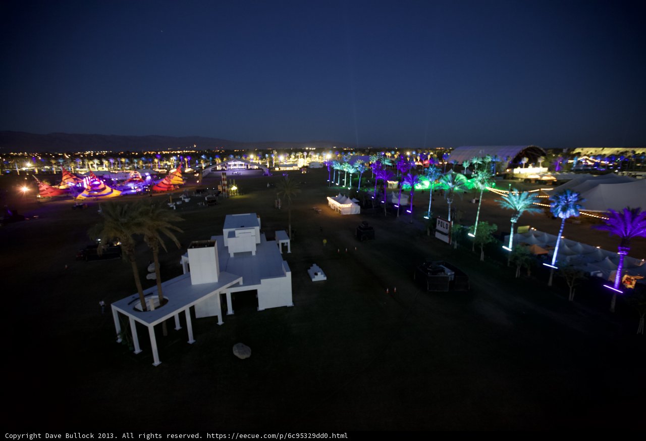 Bright Lights Over Coachella
