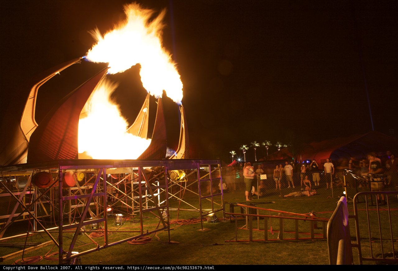 Bonfire Night at 2007 Coachella Festival