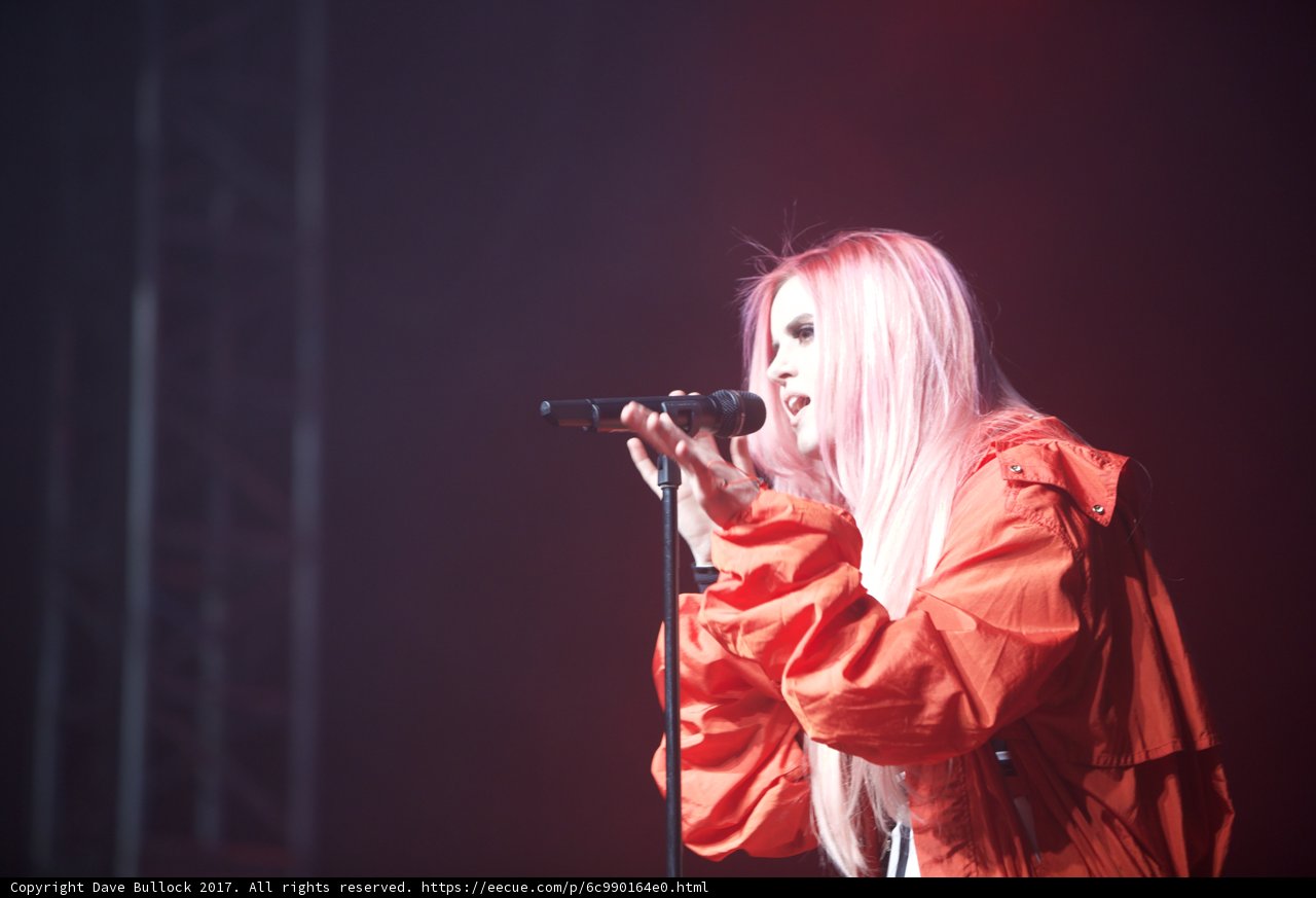 Pink-Haired Woman Belts Out Solo Performance at Coachella