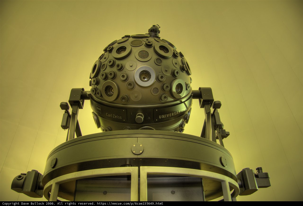 The Futuristic Dome of the Planetarium