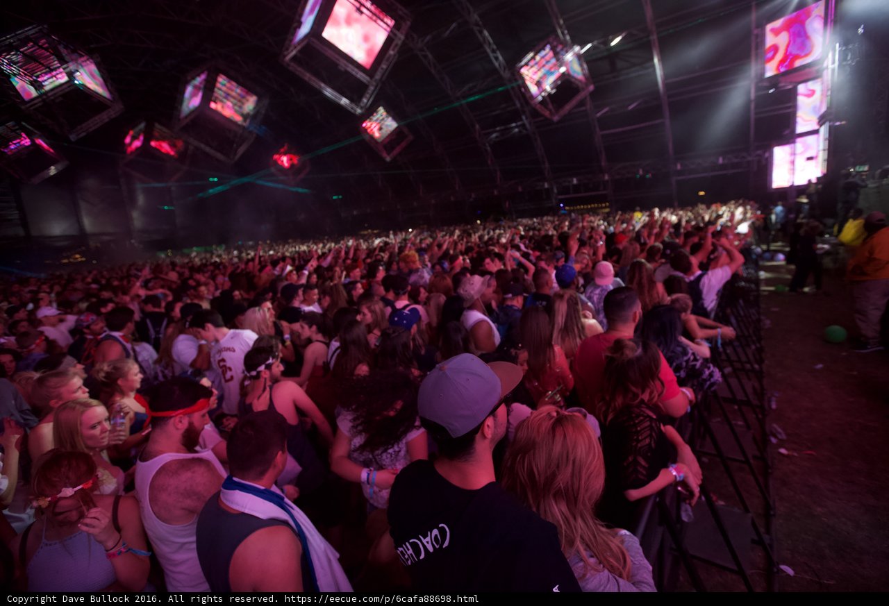 Electric Night: A Captivating Crowd at Coachella 2016