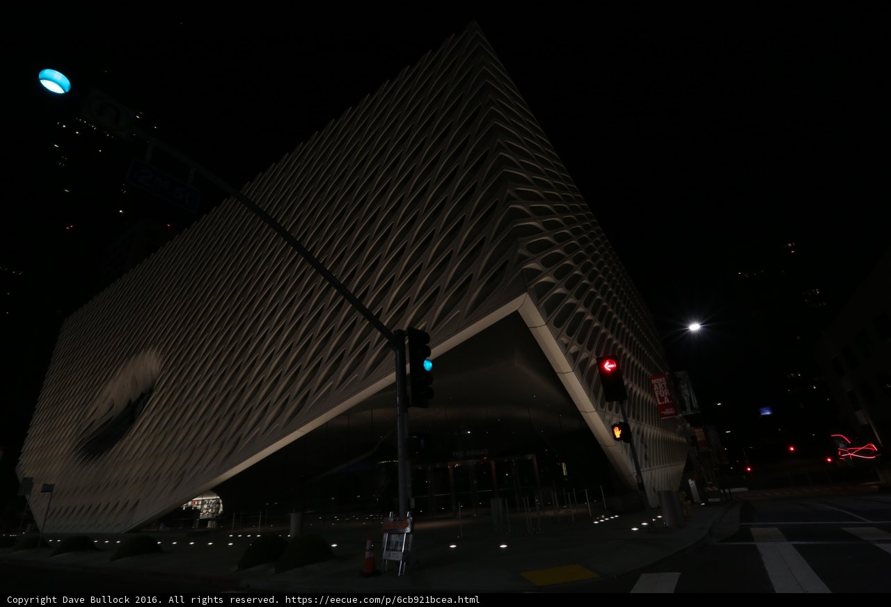 The Triangle Office Building Illuminated at Night