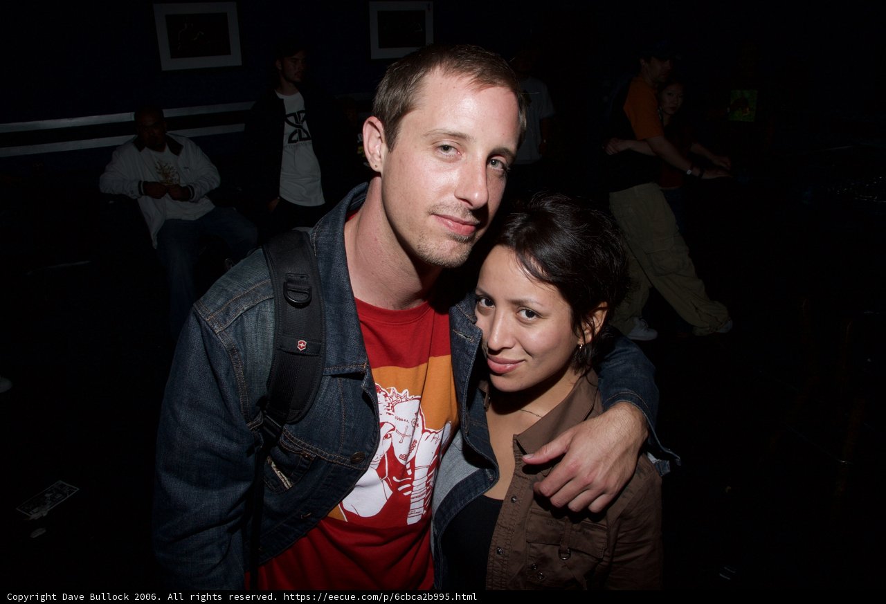 Urban Nightlife Couple Poses for the Camera