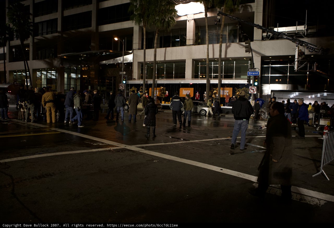 Nighttime Downtown Bustle