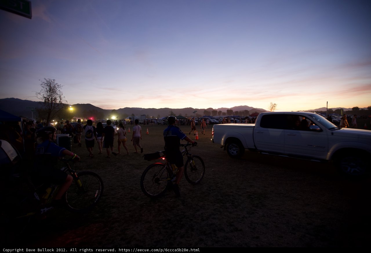 Spokes in the Sunset