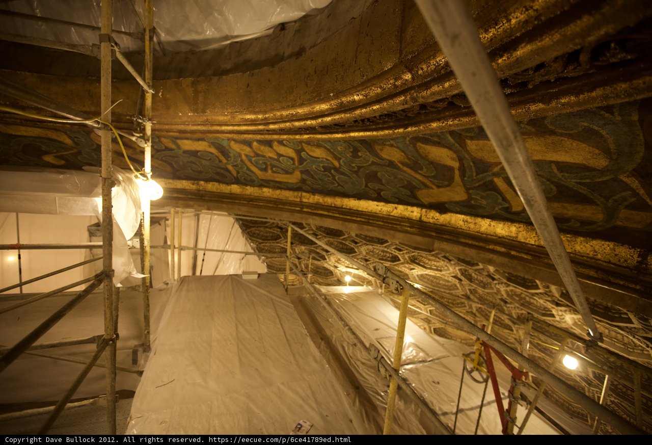 Restoring the Grandeur of New York Theater Ceiling