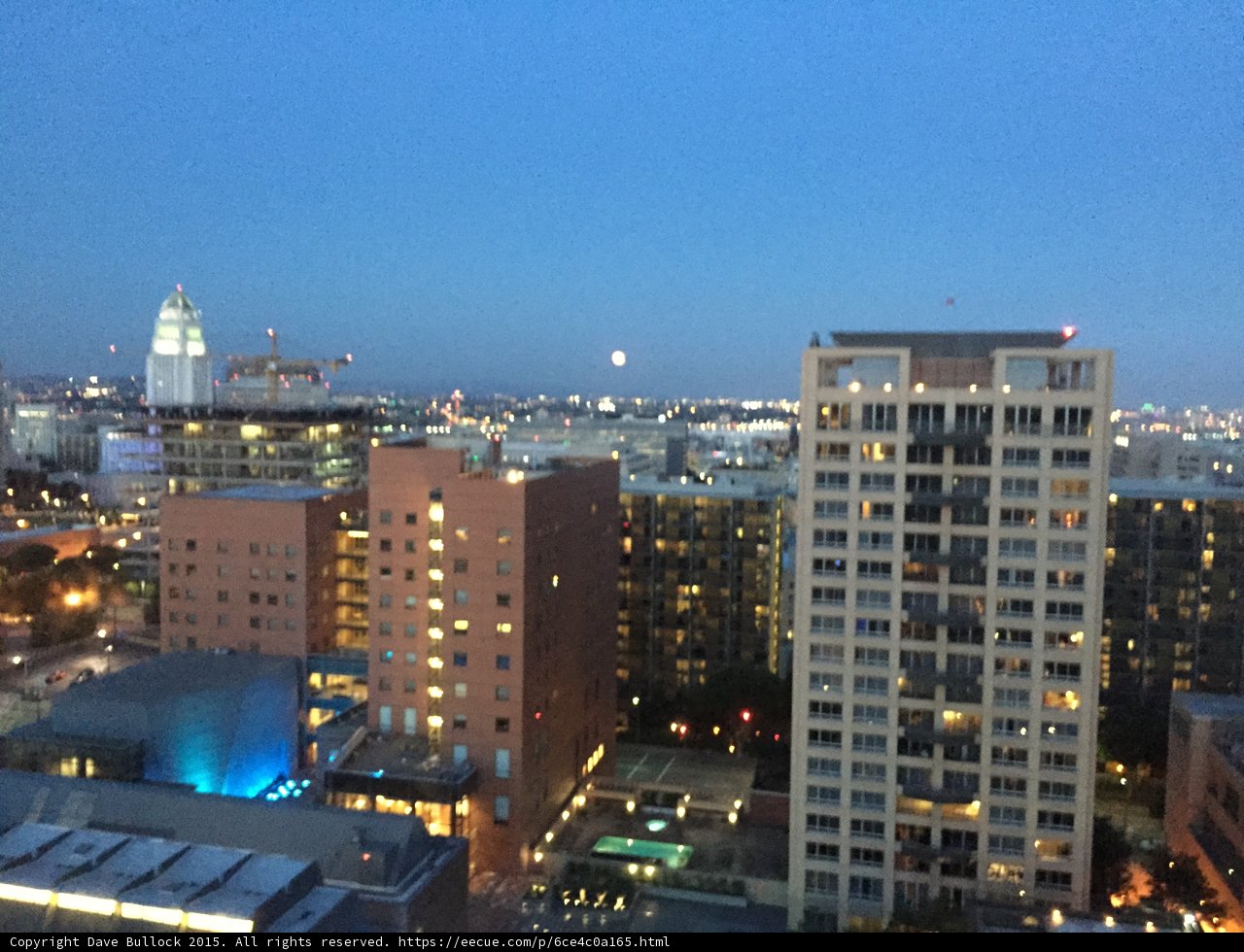 DTLA Dusk City View
