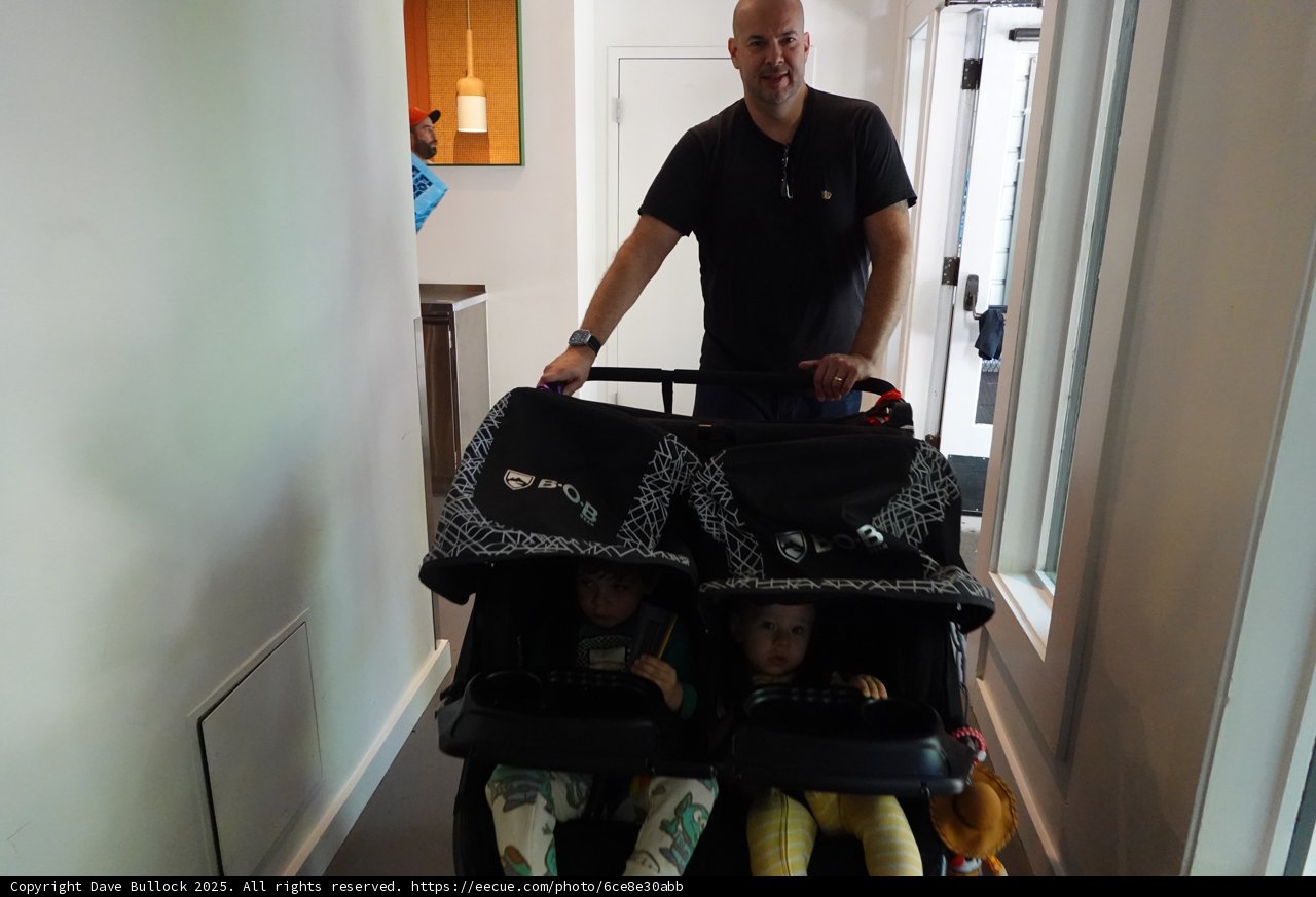 Family Stroll Through the Hallway