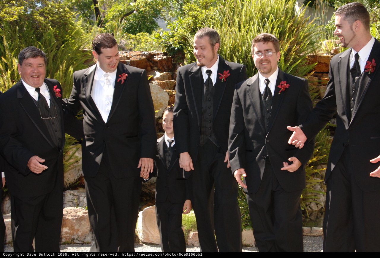 Groomsmen Share Laughs Before Wedding Ceremony