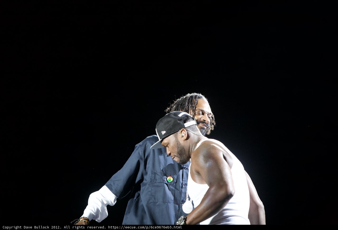 Snoop Dogg and His Bandmate Take Center Stage at Coachella