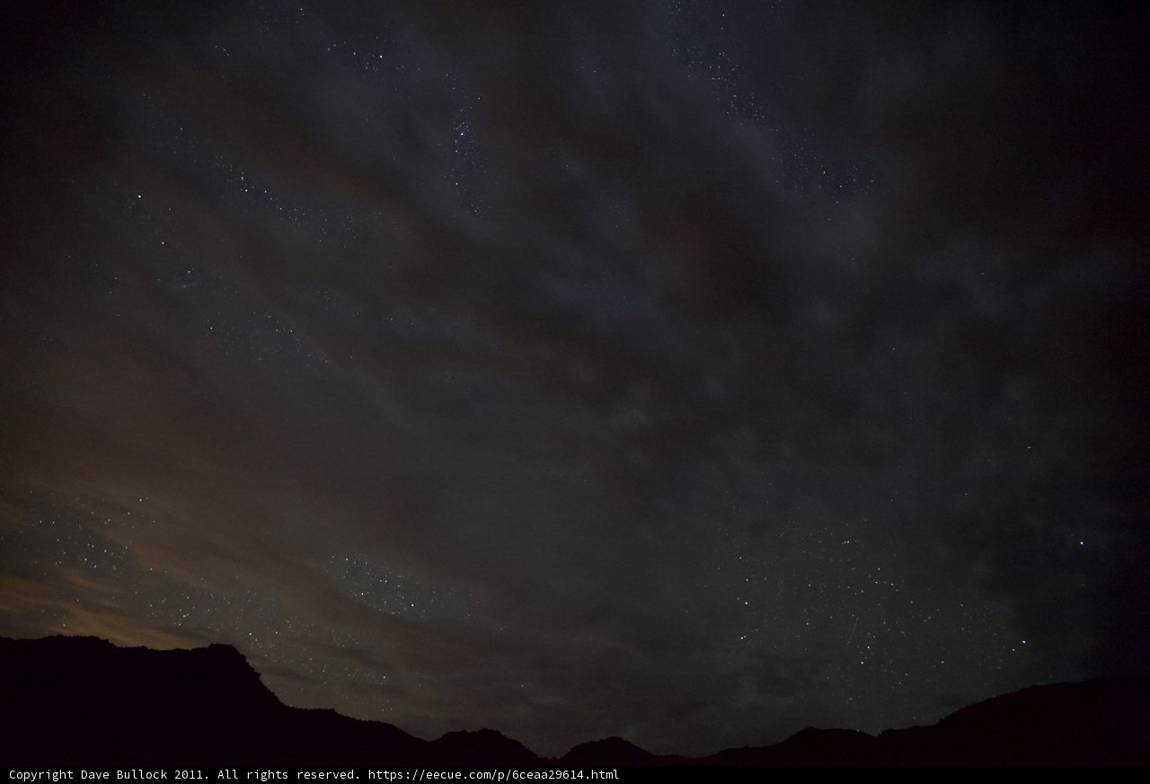 Starry Desert Night