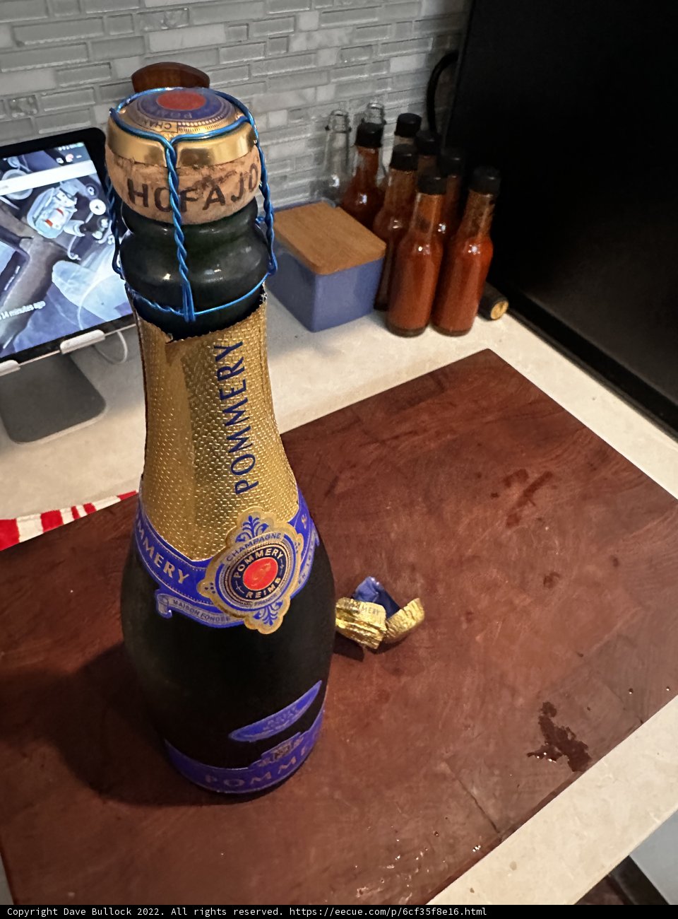 Cheers to a New Year with this Bottle of Champagne