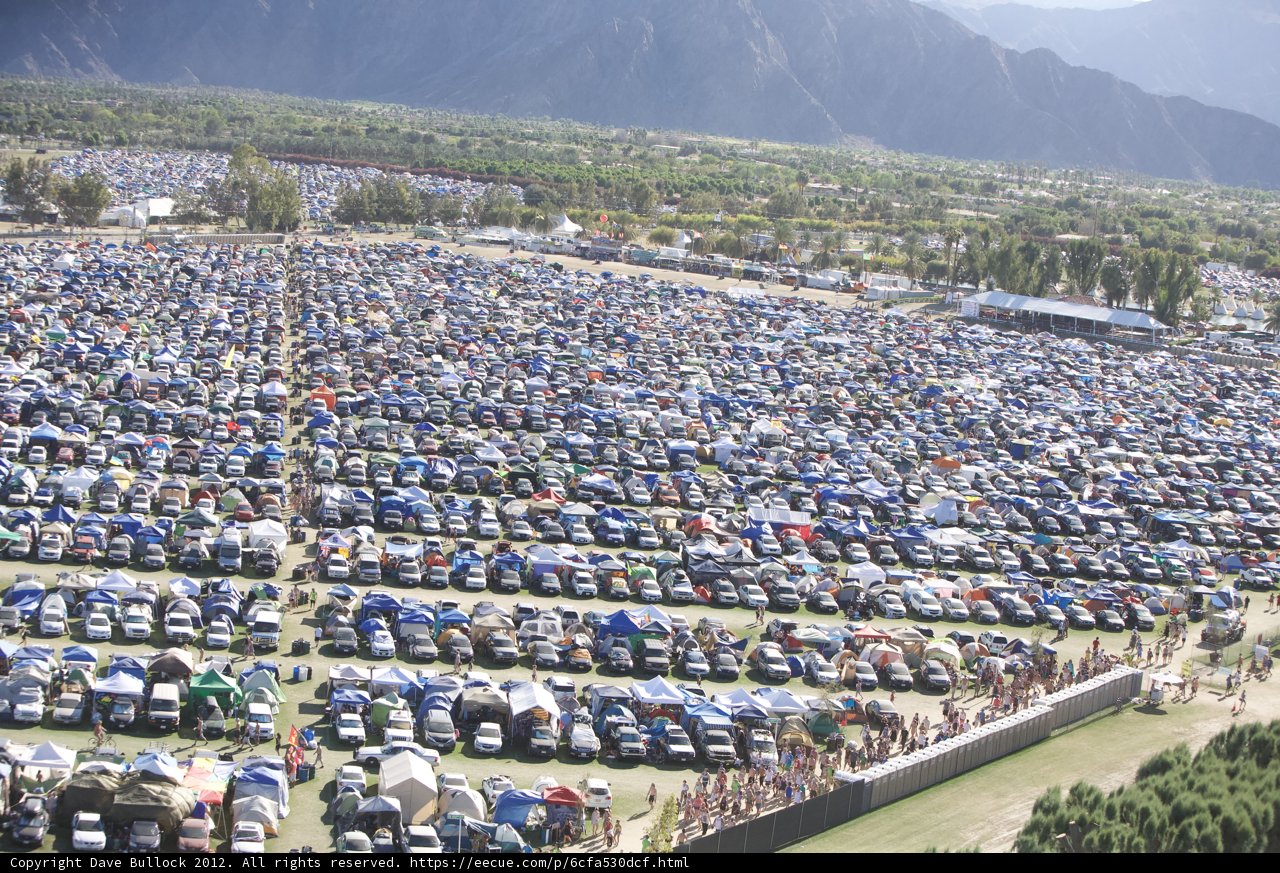 Parking Lot at Coachella