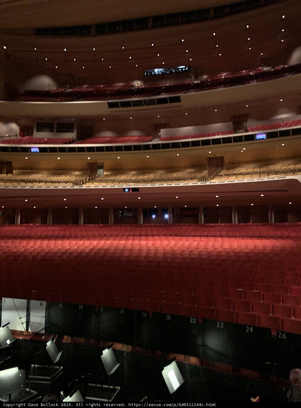Red Seats in Grand Auditorium