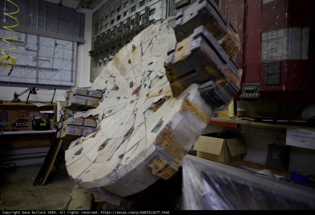 Wooden Slab in Industrial Setting