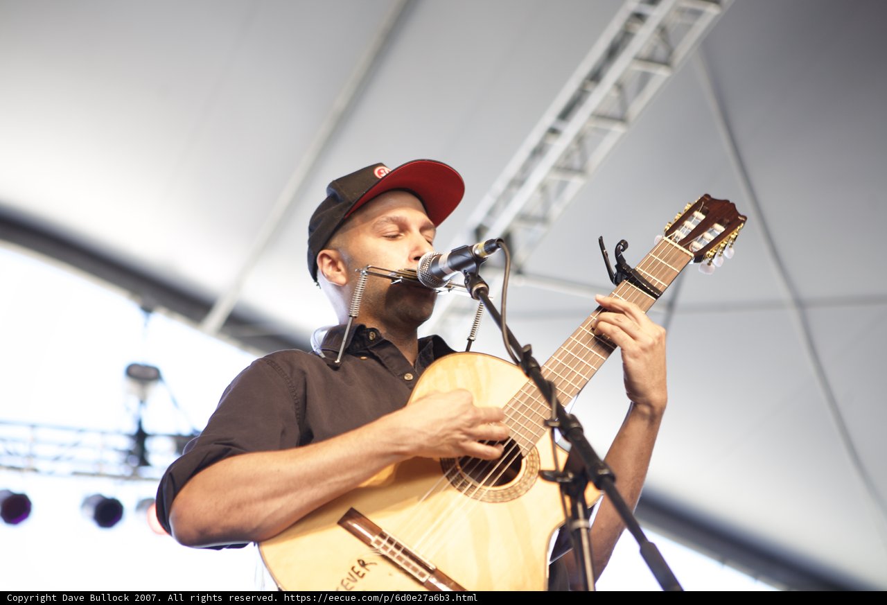 Tom Morello Rocks the Crowd with His Guitar