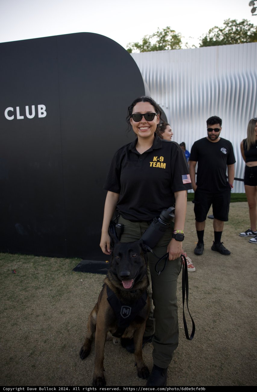 Guarding Good Vibes: K-9 Unit at Coachella 2024