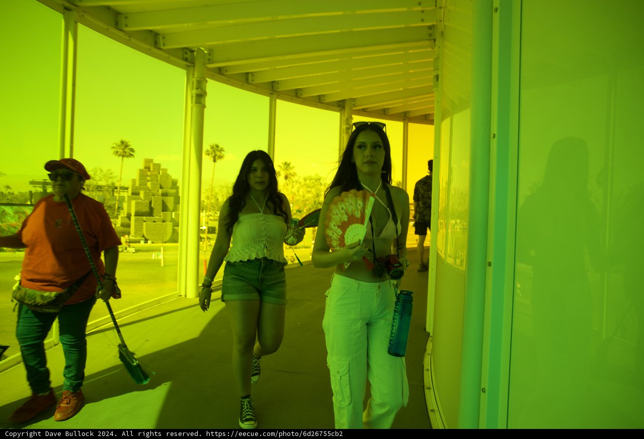 Vibrant Strides: A Moment at Coachella 2024