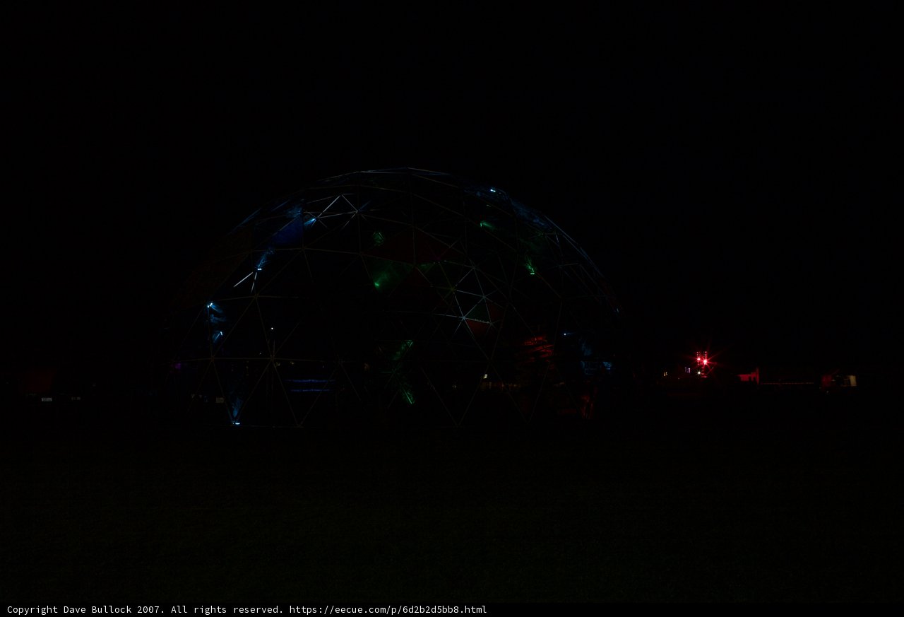 Illuminated Planetarium Dome