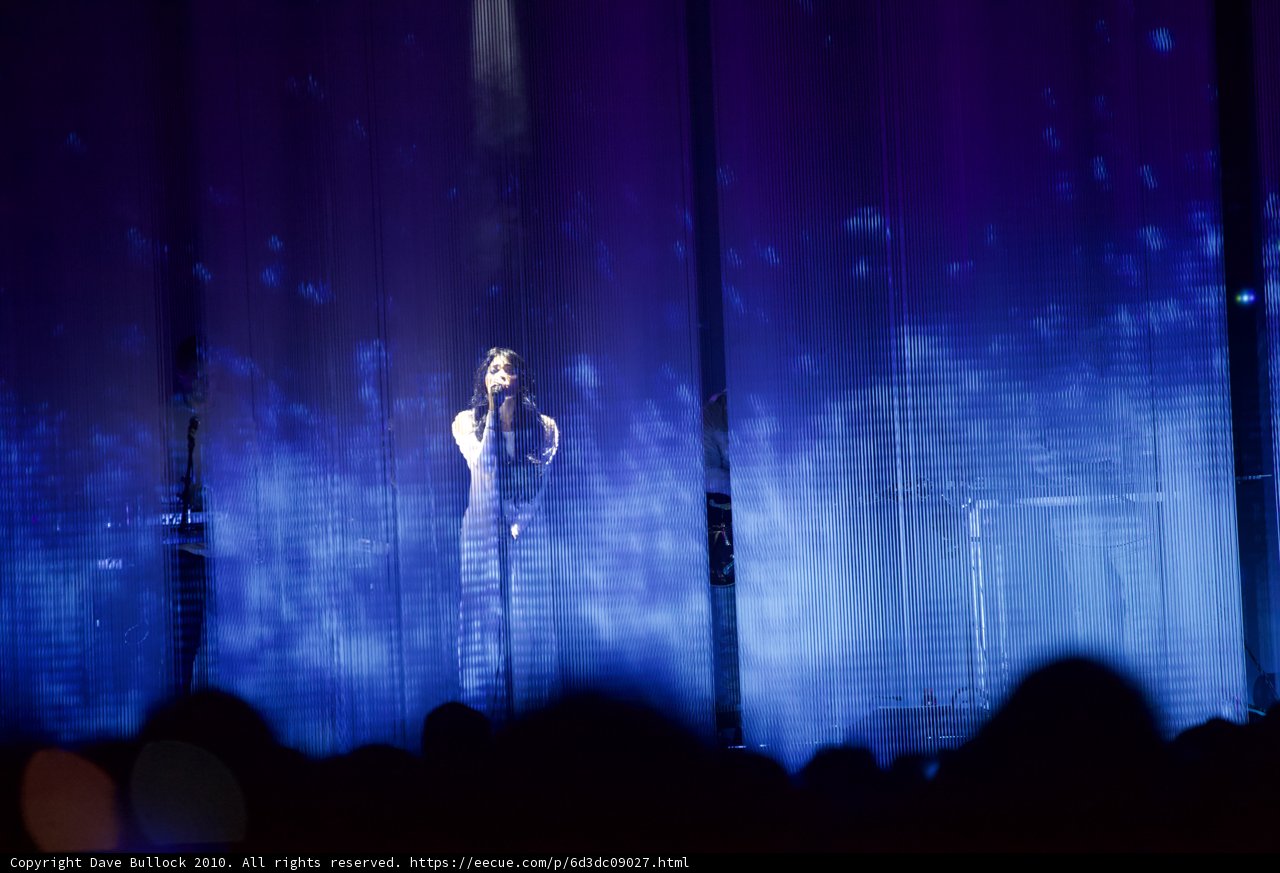 Solo Performance in Blue