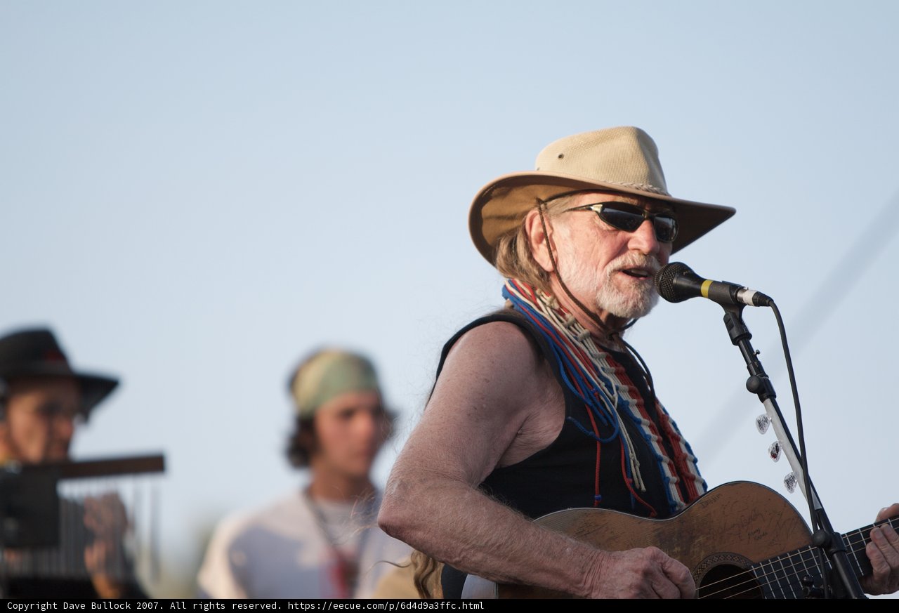 Willie Nelson's Outdoor Performance