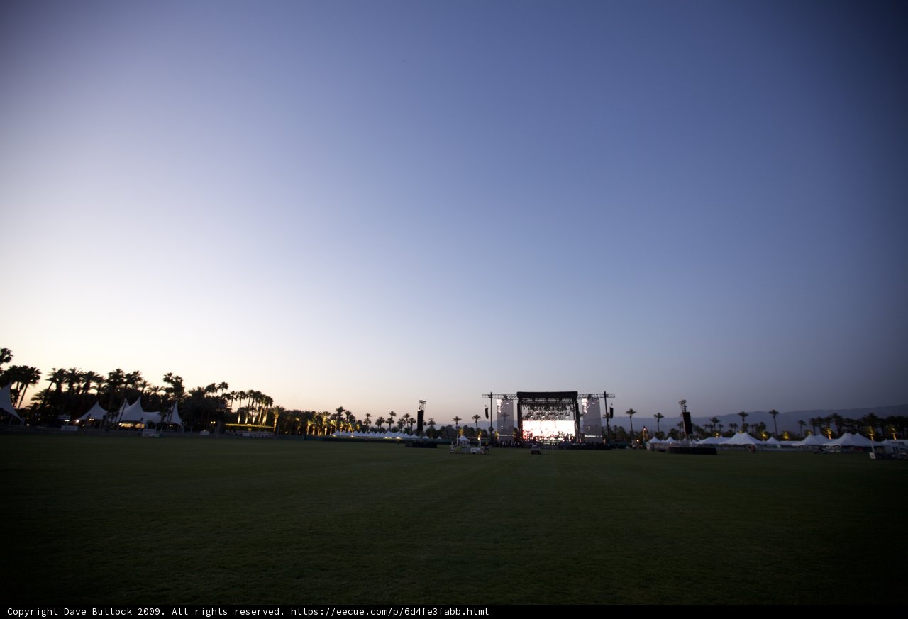 Coachella Stage in the Field