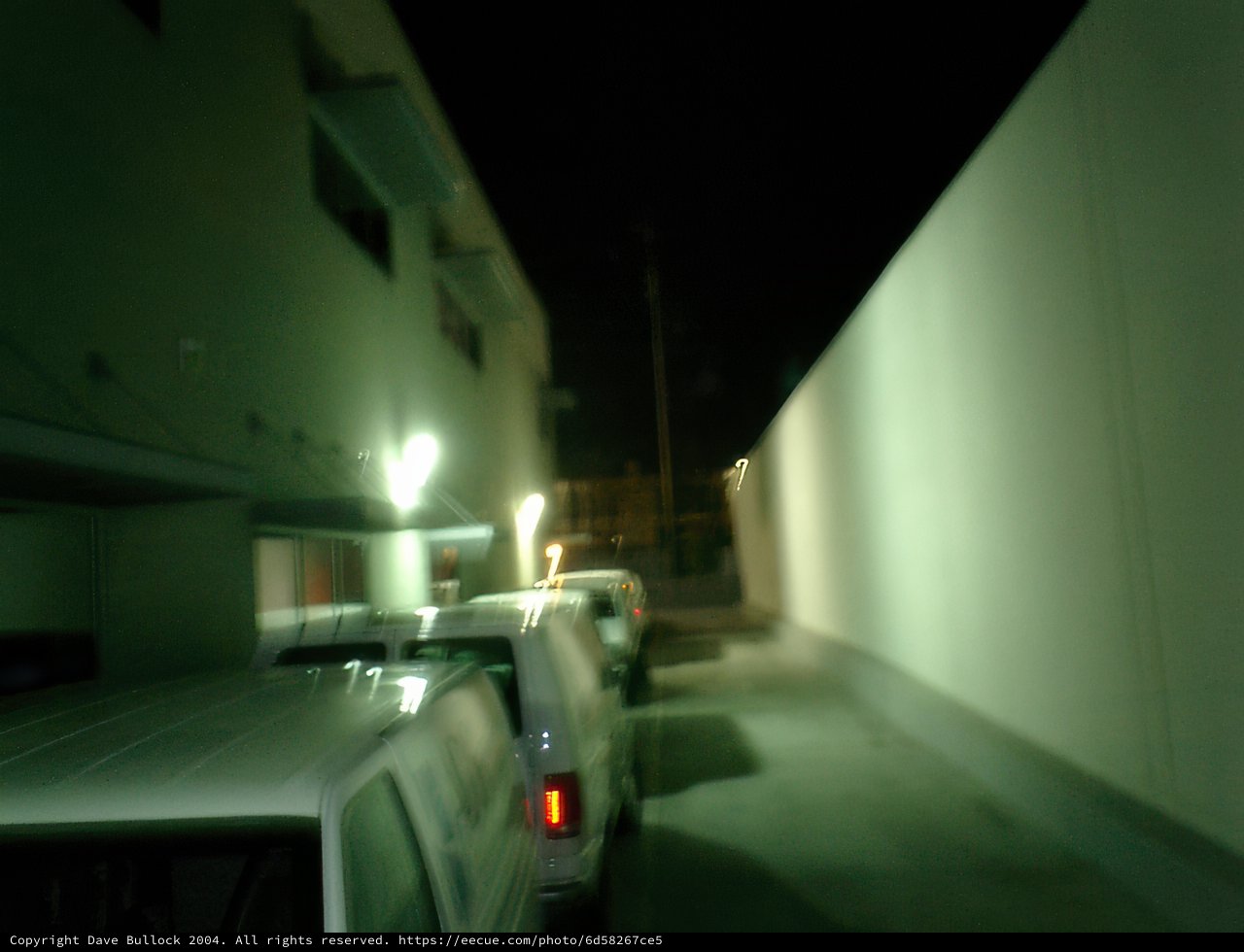 Night Time Parking Lot
