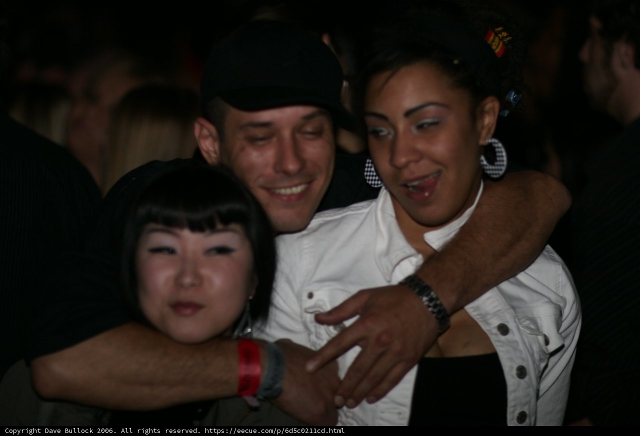 Hugging at the Night Club