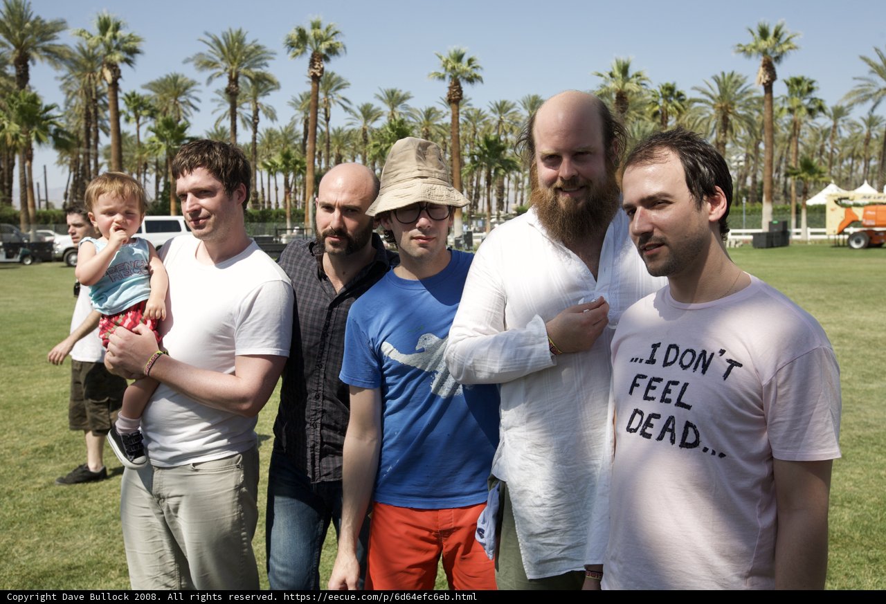 Group of Men Having Fun at Coachella