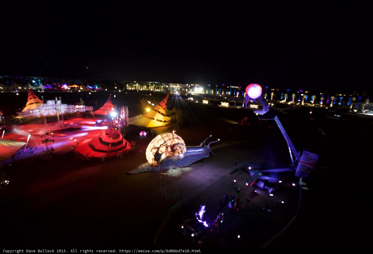 Night Lights at Coachella Carnival