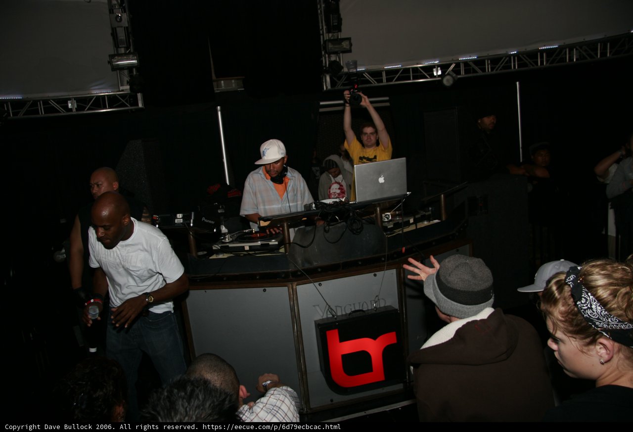 DJ Craze and Charles Kalani entertaining the crowd