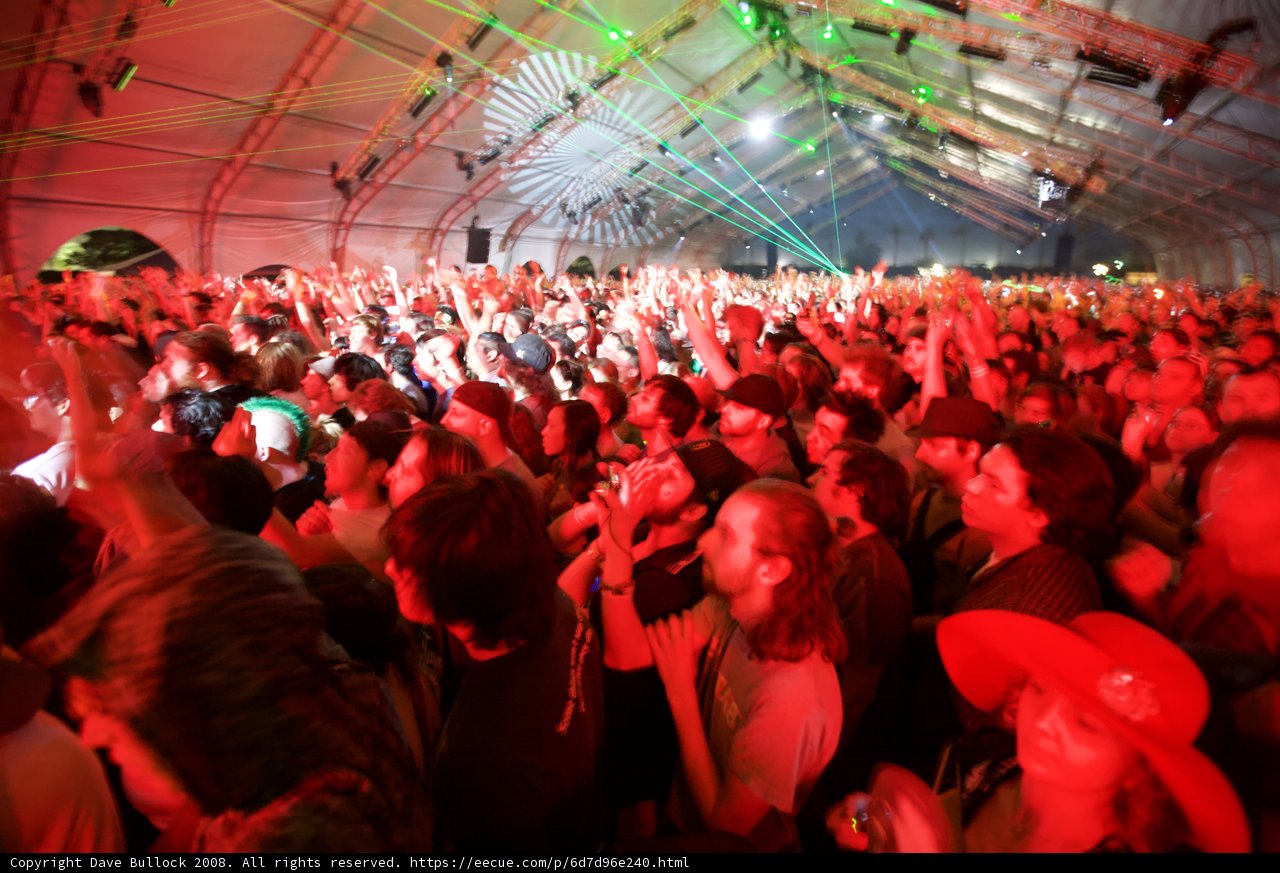Electrifying Nightlife at Coachella Concert