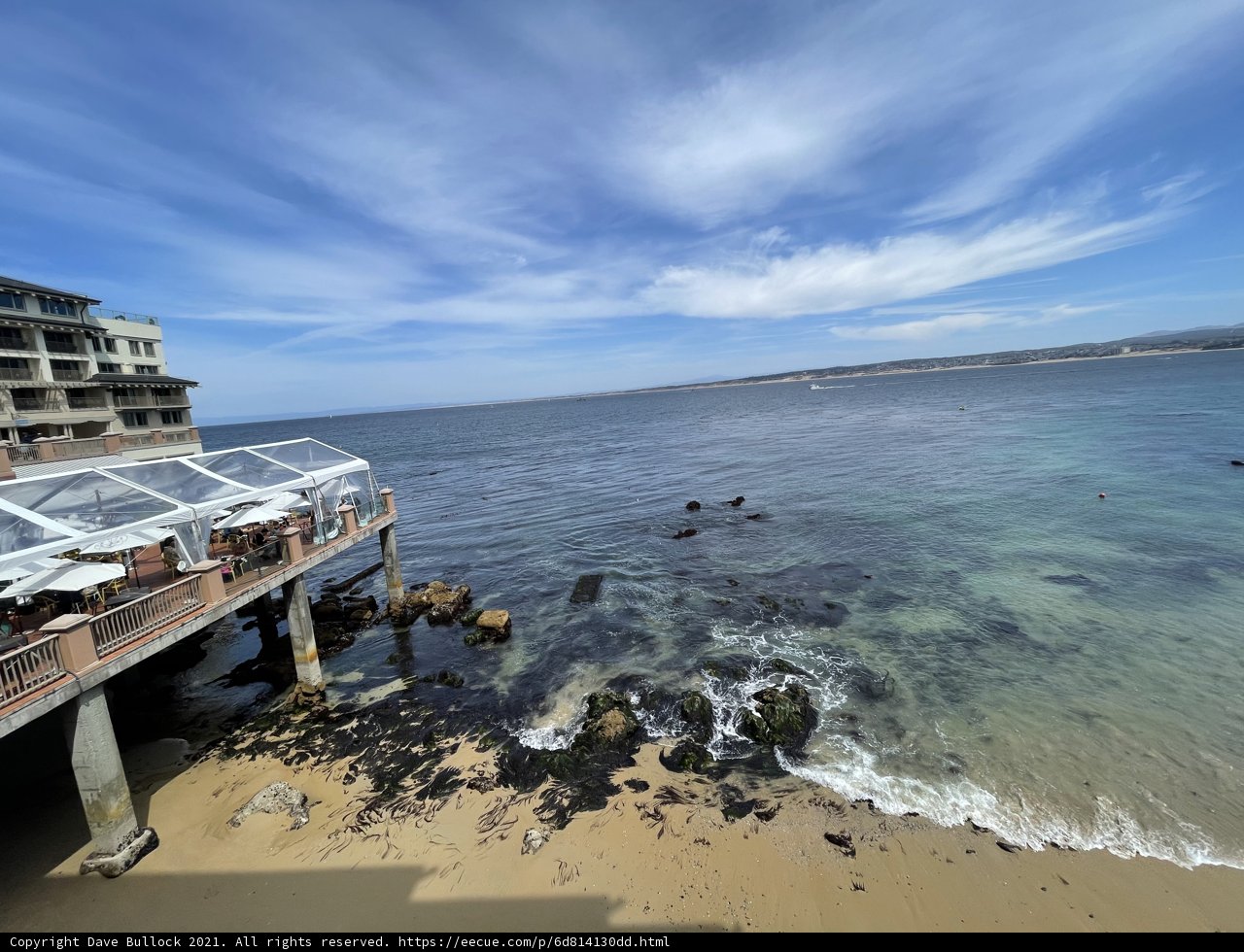 Pier Views: The Ocean and Skyline