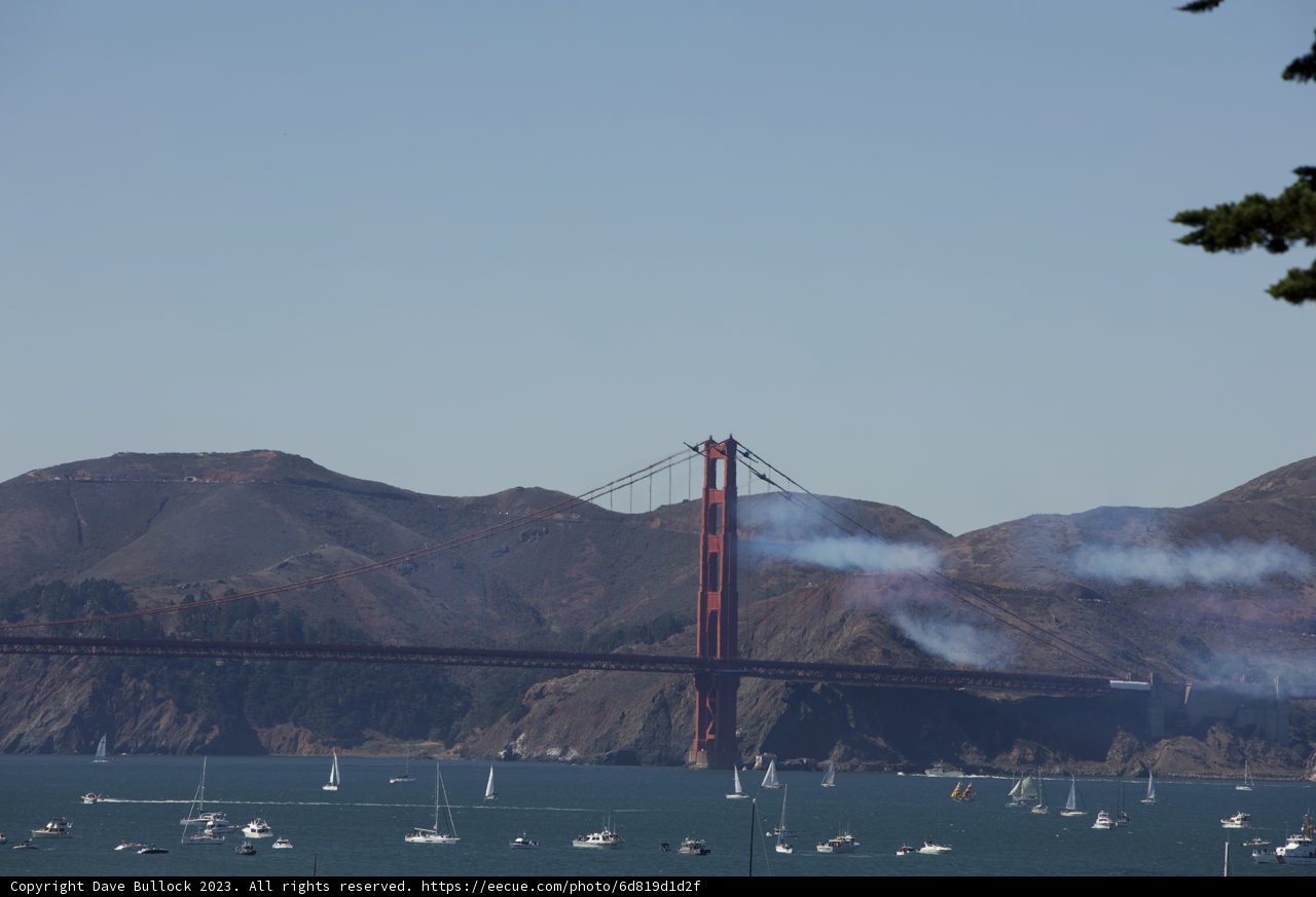 Smoke on the Water, and Fire in the Bay