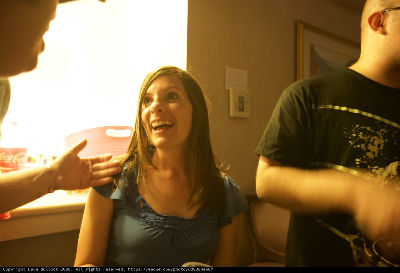 Laughing Woman at DEF CON Day One Party