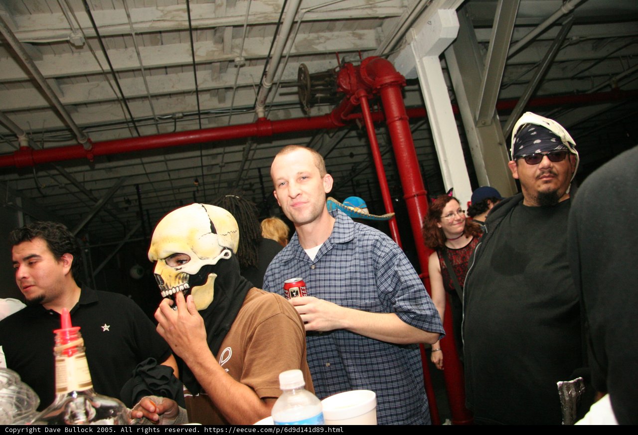 Masked Group at the Pub
